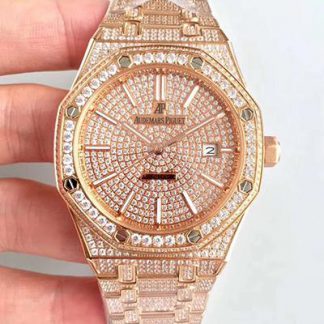Replica Audemars Piguet Royal Oak Full Diamond | UK Replica - 1:1 best edition replica watches store,high quality fake watches