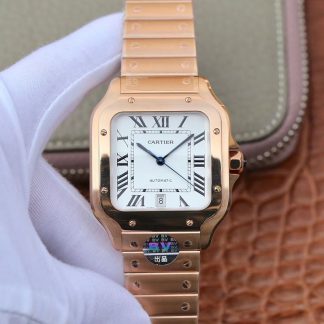 Replica Cartier De Santos 18K Gold | UK Replica - 1:1 best edition replica watches store,high quality fake watches