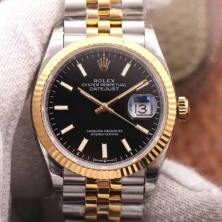 Rolex 126233 Black Dial | UK Replica - 1:1 best edition replica watches store, high quality fake watches
