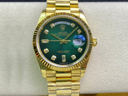 Rolex M128238-0069 Green Dial | UK Replica - 1:1 best edition replica watches store, high quality fake watches