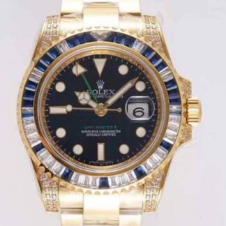 Rolex 116758 SAru Blue White Diamond | UK Replica - 1:1 best edition replica watches store, high quality fake watches