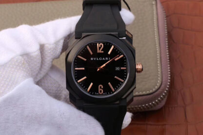 Bvlgari 102581 BGO41BBSVD Black Dial | UK Replica - 1:1 best edition replica watches store, high quality fake watches