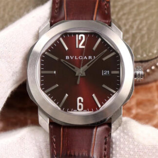 Bvlgari 102705 Reddish Brown Dial | UK Replica - 1:1 best edition replica watches store, high quality fake watches