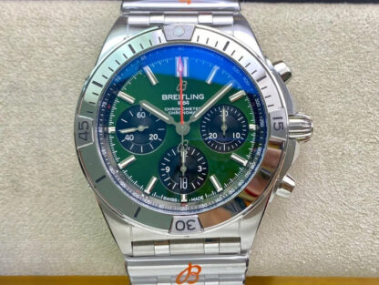 Breitling AB01343A1L1A1 Green Dial | UK Replica - 1:1 best edition replica watches store, high quality fake watches