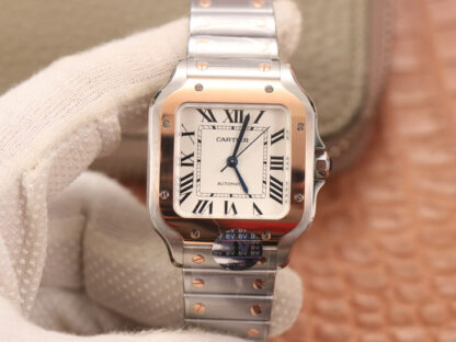 Cartier W2SA0007 Gold Bezel White Dial | UK Replica - 1:1 best edition replica watches store, high quality fake watches