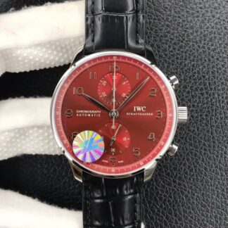 IWC IW371616 Burgundy Red Dial | UK Replica - 1:1 best edition replica watches store, high quality fake watches