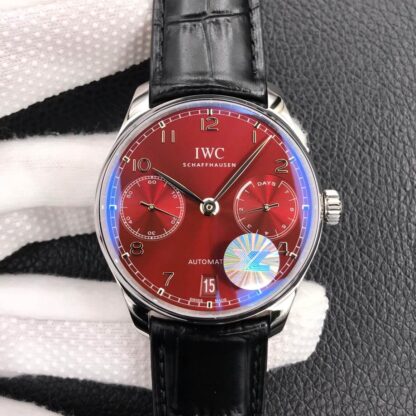 IWC IW500714 Burgundy Red Dial | UK Replica - 1:1 best edition replica watches store, high quality fake watches