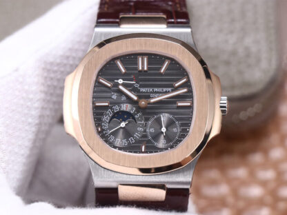 Patek Philippe 5712GR-001 Rose Gold Leather Belt | UK Replica - 1:1 best edition replica watches store, high quality fake watches