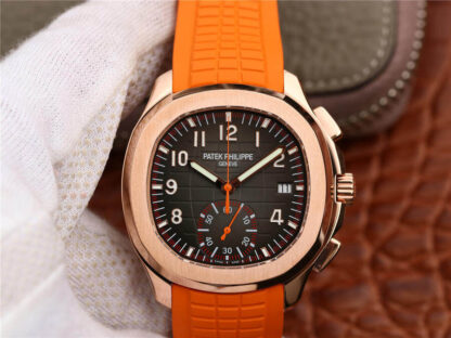 Patek Philippe 5968A-001 Orange Strap | UK Replica - 1:1 best edition replica watches store, high quality fake watches
