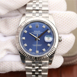 Rolex M126334-0016 Diamond Blue Dial | UK Replica - 1:1 best edition replica watches store, high quality fake watches