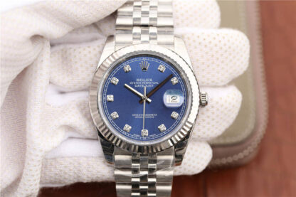 Rolex M126334-0016 Diamond Blue Dial | UK Replica - 1:1 best edition replica watches store, high quality fake watches