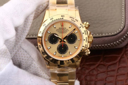 Rolex 116508 Yellow Gold Black Chronograph | UK Replica - 1:1 best edition replica watches store, high quality fake watches