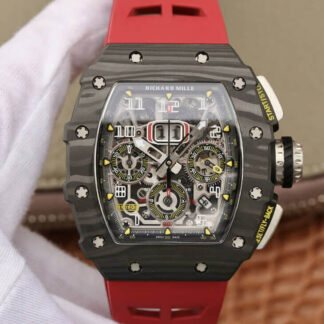 Richard Mille RM11-03 Red Strap | UK Replica - 1:1 best edition replica watches store, high quality fake watches