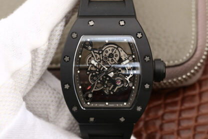 Richard Mille RM055 Black Strap | UK Replica - 1:1 best edition replica watches store, high quality fake watches