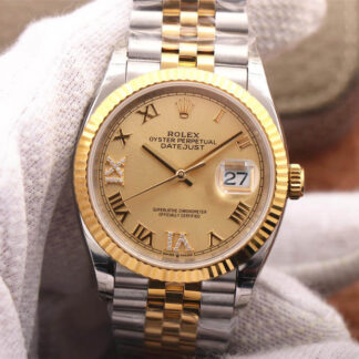 Rolex 126233 Gold Dial | UK Replica - 1:1 best edition replica watches store, high quality fake watches