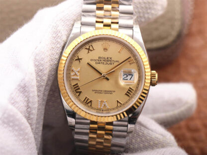 Rolex 126233 Gold Dial | UK Replica - 1:1 best edition replica watches store, high quality fake watches