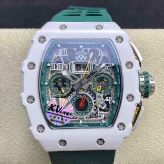 Richard Mille RM011-03 Green Strap | UK Replica - 1:1 best edition replica watches store, high quality fake watches
