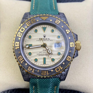 Rolex GMT-MASTER II Green Fabric Strap | UK Replica - 1:1 best edition replica watches store, high quality fake watches