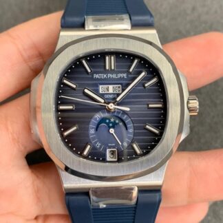 Patek Philippe 5726 Blue Rubber Strap | UK Replica - 1:1 best edition replica watches store, high quality fake watches