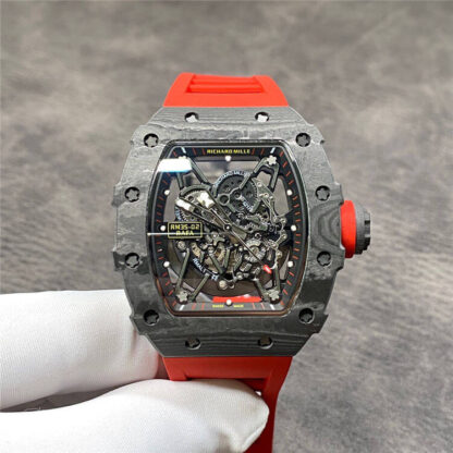 Richard Mille RM035-02 Red Strap | UK Replica - 1:1 best edition replica watches store, high quality fake watches