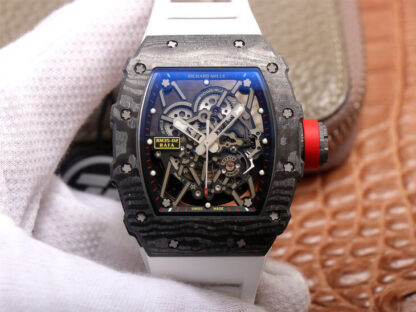 Richard Mille RM35-02 ZF Factory White Rubber Strap | UK Replica - 1:1 best edition replica watches store, high quality fake watches