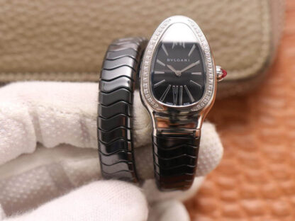 Bvlgari Serpenti Ceramic Black Dial | UK Replica - 1:1 best edition replica watches store, high quality fake watches