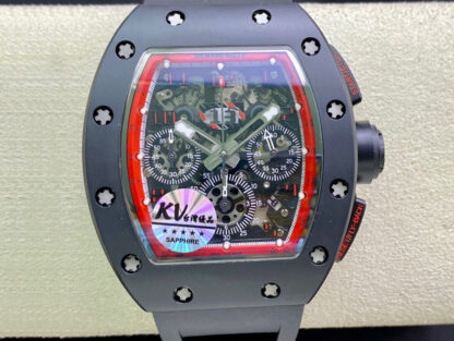 Richard Mille RM011 Ceramic Black Strap | UK Replica - 1:1 best edition replica watches store, high quality fake watches