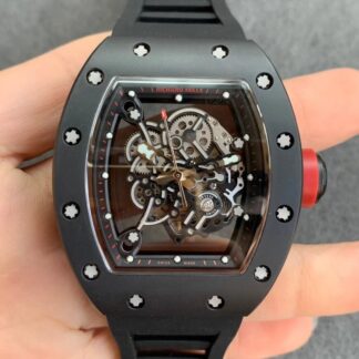 Richard Mille RM055 Ceramic Black Strap | UK Replica - 1:1 best edition replica watches store, high quality fake watches