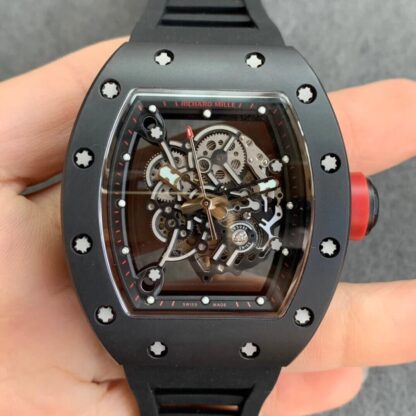 Richard Mille RM055 Ceramic Black Strap | UK Replica - 1:1 best edition replica watches store, high quality fake watches