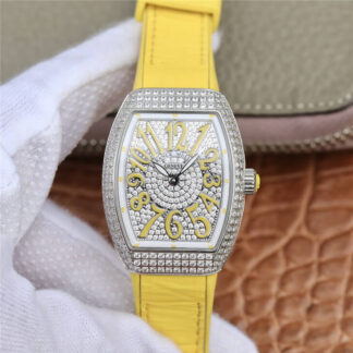 Franck Muller Vanguard Yellow Strap | UK Replica - 1:1 best edition replica watches store, high quality fake watches