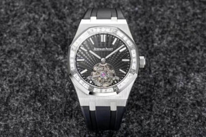Audemars Piguet Royal Oak Black Rubber Strap | UK Replica - 1:1 best edition replica watches store, high quality fake watches