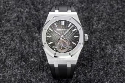 Audemars Piguet Royal Oak Black Strap | UK Replica - 1:1 best edition replica watches store, high quality fake watches