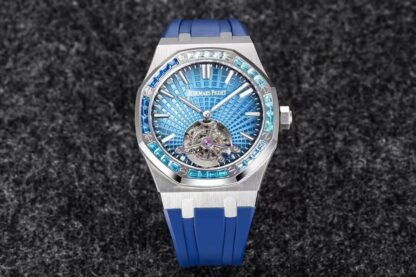 Audemars Piguet Royal Oak Blue Rubber Strap | UK Replica - 1:1 best edition replica watches store, high quality fake watches
