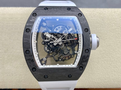 Richard Mille RM-055 White Strap BBR Factory | UK Replica - 1:1 best edition replica watches store, high quality fake watches