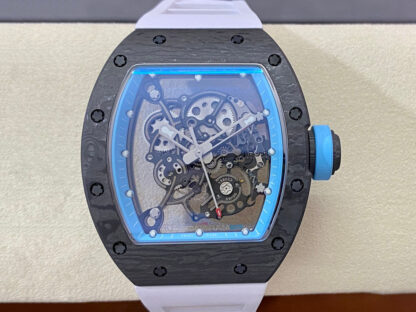 Richard Mille RM-055 White Strap BBR Factory | UK Replica - 1:1 best edition replica watches store, high quality fake watches