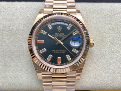 Rolex Day Date Rose Gold | UK Replica - 1:1 best edition replica watches store, high quality fake watches