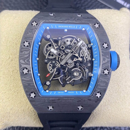 Richard Mille RM055 Black Rubber Strap BBR Factory | UK Replica - 1:1 best edition replica watches store, high quality fake watches