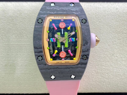 Richard Mille RM-07 Pink Strap | UK Replica - 1:1 best edition replica watches store, high quality fake watches