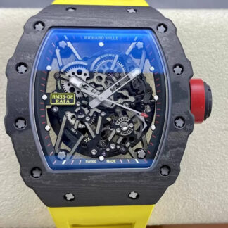 Richard Mille RM35-02 Yellow Strap T+ Factory | UK Replica - 1:1 best edition replica watches store, high quality fake watches