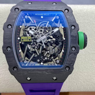 Richard Mille RM35-02 Purple Strap T+ Factory | UK Replica - 1:1 best edition replica watches store, high quality fake watches