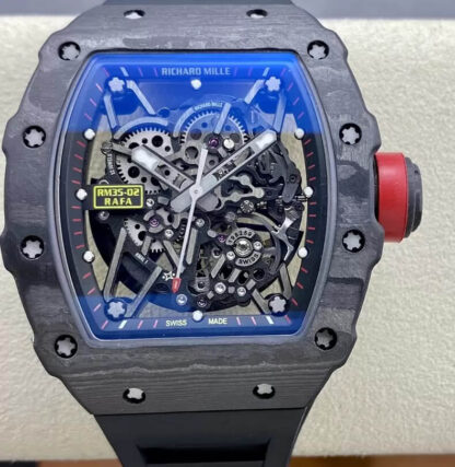 Richard Mille RM35-02 Black Strap T+ Factory | UK Replica - 1:1 best edition replica watches store, high quality fake watches