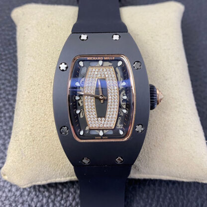 Richard Mille RM 07-01 Black Rubber Strap | UK Replica - 1:1 best edition replica watches store, high quality fake watches