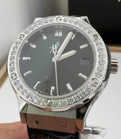 Hublot 33MM Diamond Bezel | UK Replica - 1:1 best edition replica watches store, high quality fake watches
