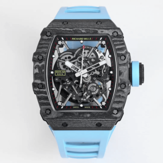 Richard Mille RM35-02 Blue Rubber Strap BBR Factory | UK Replica - 1:1 best edition replica watches store, high quality fake watches