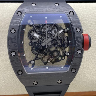 Richard Mille RM-055 Carbon Fiber Black Case | UK Replica - 1:1 best edition replica watches store, high quality fake watches