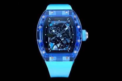 Richard Mille RM35-01 Blue Rubber Strap RM Factory | UK Replica - 1:1 best edition replica watches store, high quality fake watches