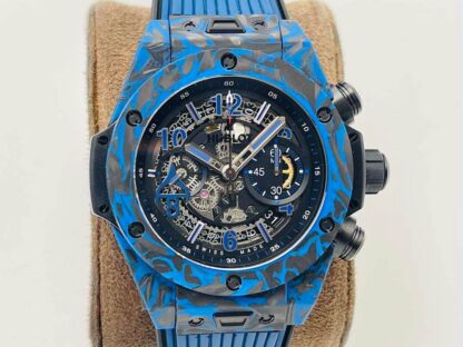 Hublot BIG BANG Carbon Fiber Blue Case | UK Replica - 1:1 best edition replica watches store, high quality fake watches
